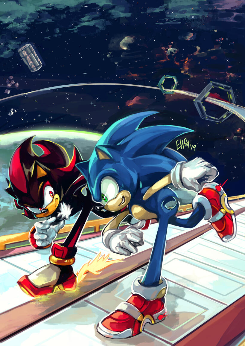 Sonic vs Shadow